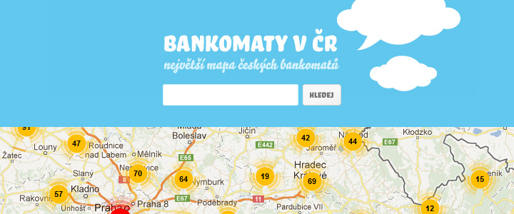 Bankomaty v ČR – největší databáze bankomatů v České republice